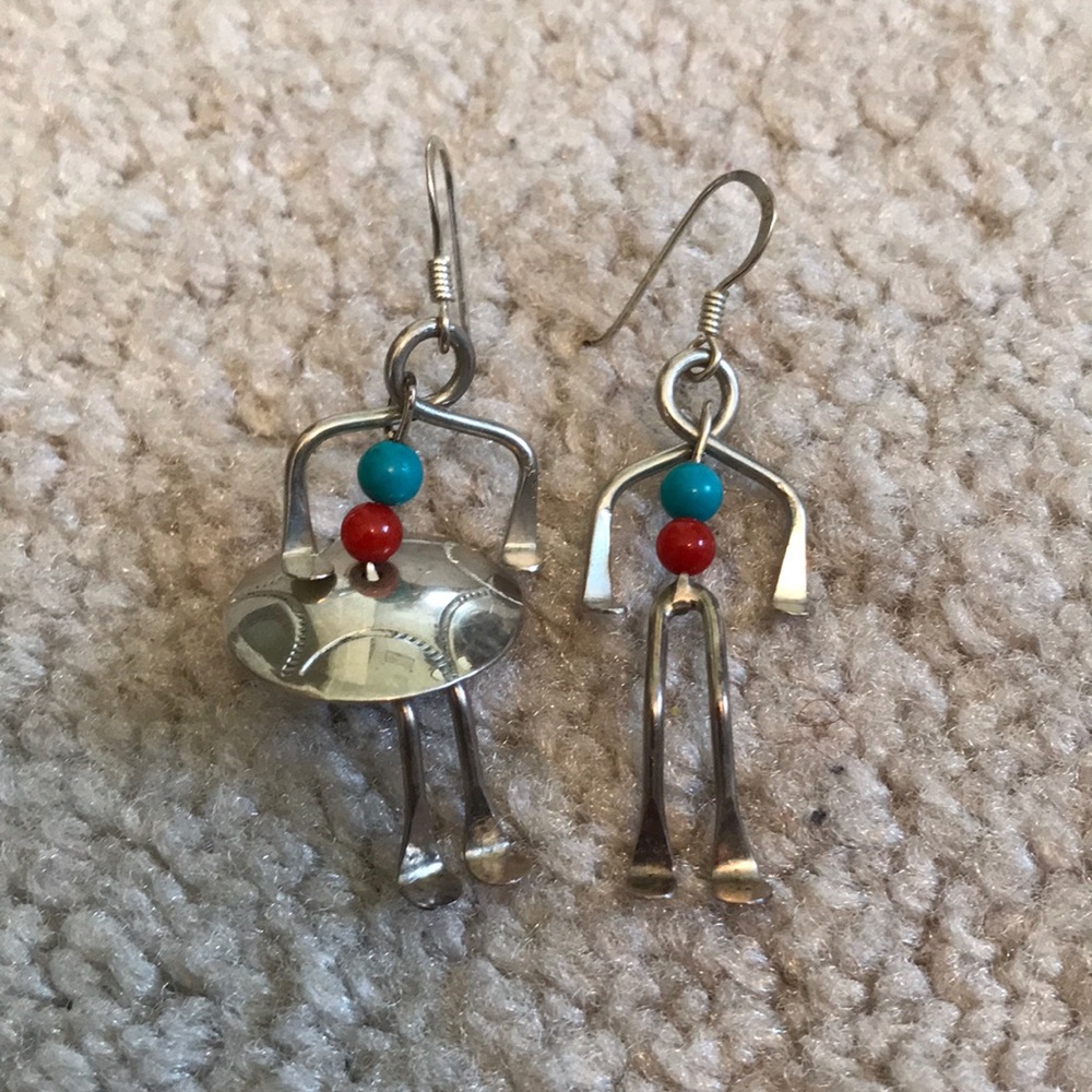 Man and Woman Drop Earring
